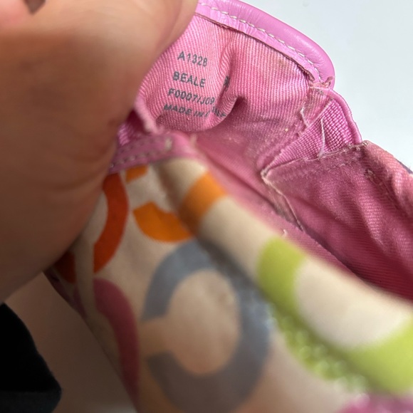 2 For $25 💕Coach multi coloured canvas slip ons - Picture 5 of 7